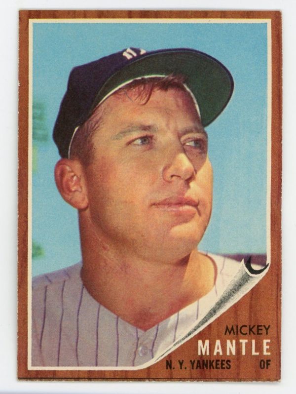 Mickey Mantle 1962 Topps Baseball Card #200