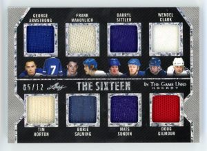 Matthews, Sittler, Horton... 2022-23 Leaf ITG The Sixteen 05/12 T16-15