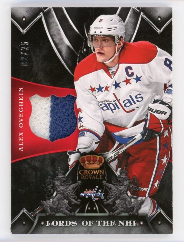 Alex Ovechkin 2012-13 Crown Royale Lords Of The NHL Jersey 02/25