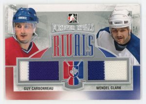 Carbonneau/Clark 2011-12 ITG Forever Rivals Dual Jersey #R-07