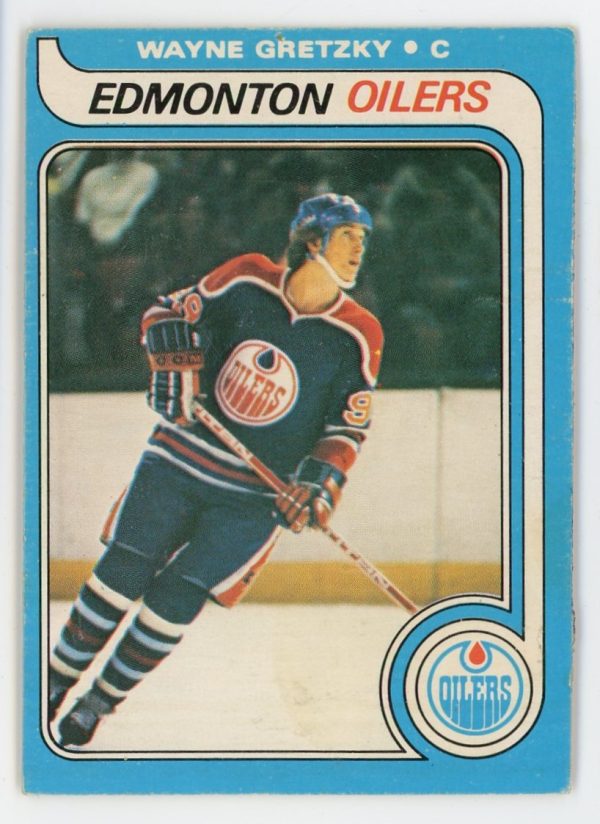 Wayne Gretzky 1979-80 O-Pee-Chee OPC Rookie Card #18 (Pinhole)