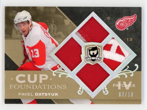 Pavel Datsyuk 2007-08 UD The Cup Foundations Patches 02/10 #CF-PD