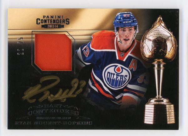 Ryan Nugent-Hopkins 2013-14 Panini Hart Contenders Patch Auto 22/25