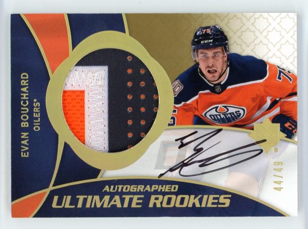 Evan Bouchard 2018-19 Upper Deck Ultimate Rookies RPA 44/49 #RRPA-BO