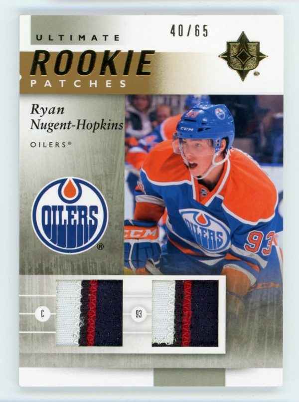 Ryan Nugent-Hopkins 2011-12 Ultimate Rookie Patches 40/65 RC #URJ-RN