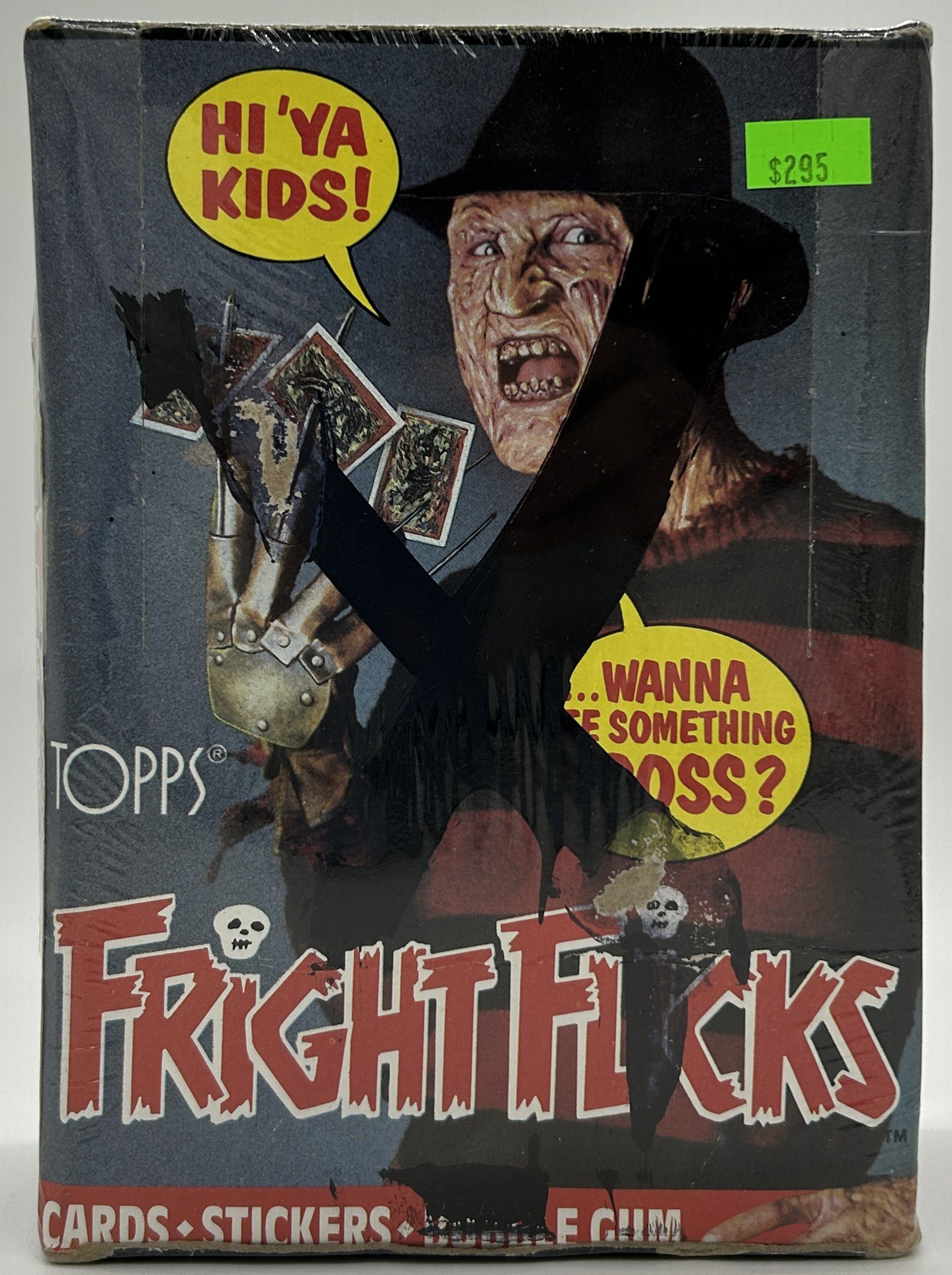 Fright Flicks 1988 Topps Trading Cards Complete Box