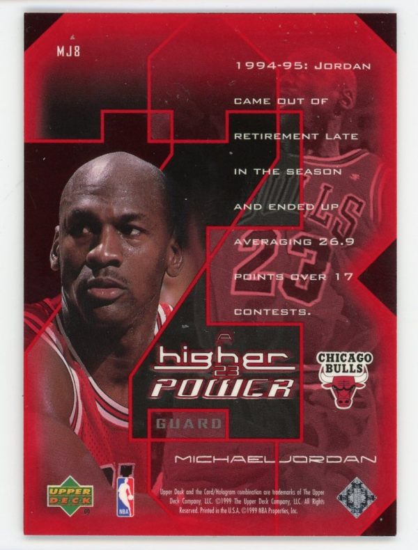 Michael Jordan 1999-00 Upper Deck MJ A Higher Power #MJ8