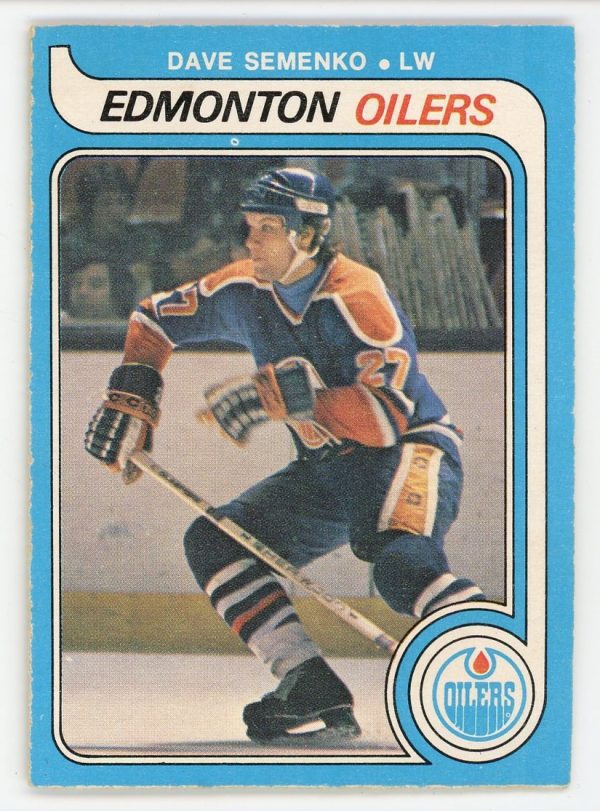 Dave Semenko 1979-80 O-Pee-Chee Rookie Card #371