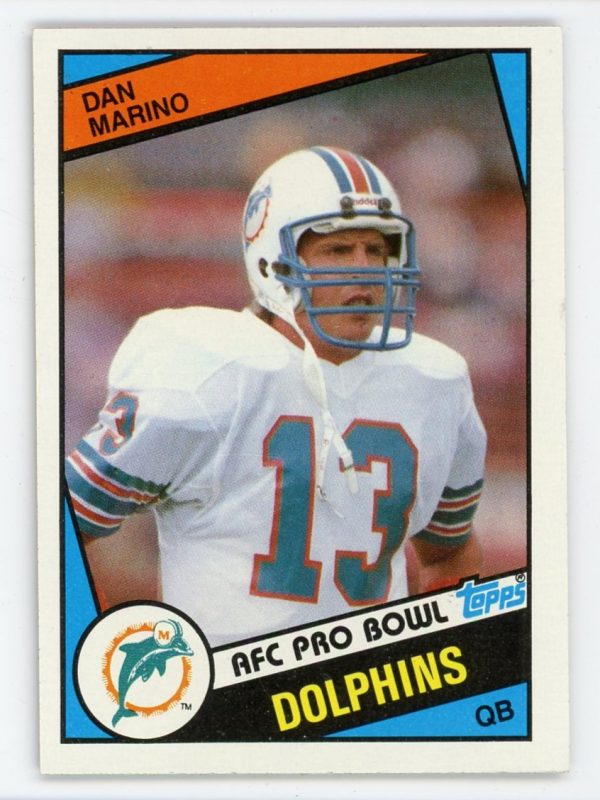 Dan Marino 1984 Topps Football Rookie Card #123 (B)