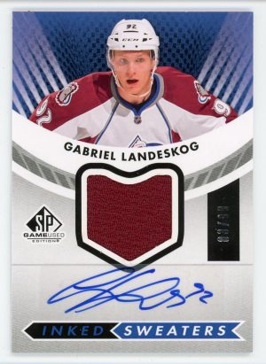 Gabriel Landeskog 2012-13 SPGU Inked Sweaters Auto 83/99 #IS-GL