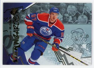 Connor McDavid 2015-16 SPx Stick Wizards Rookie Card #89