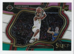 Tari Eason 2022-23 Panini Select Green White Purple Courtside /49 RC #278