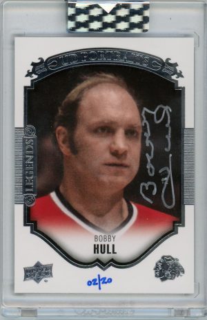 Bobby Hull 2019-20 UD Buybacks UD Portraits Legends Auto 02/20