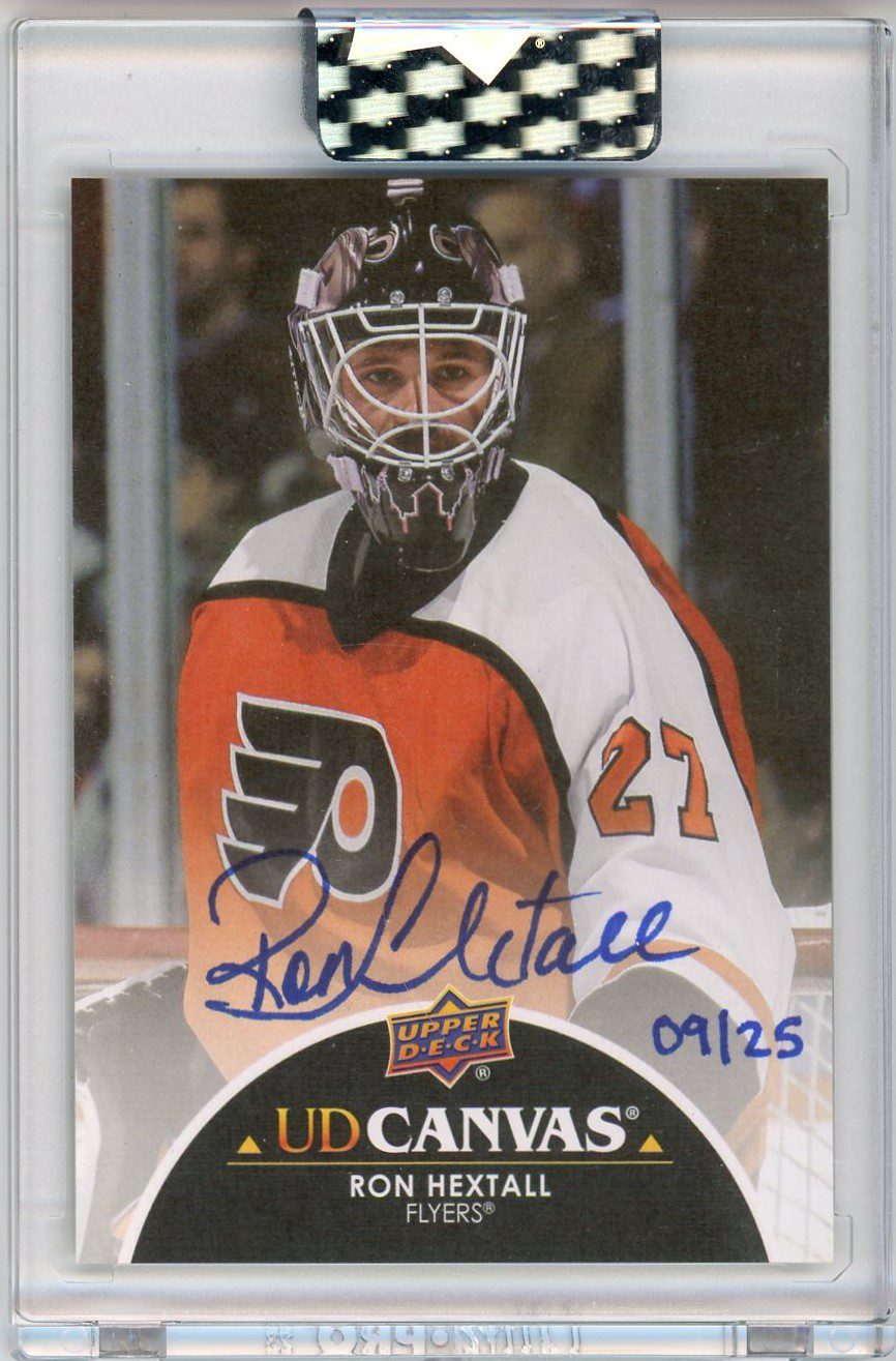 Ron Hextall 2021-22 UD Clear Cut Canvas Auto 09/25 Card #CS-RH ...