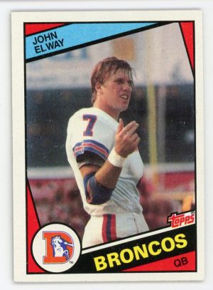 John Elway 1984 Topps Football Rookie Card #63 (A)