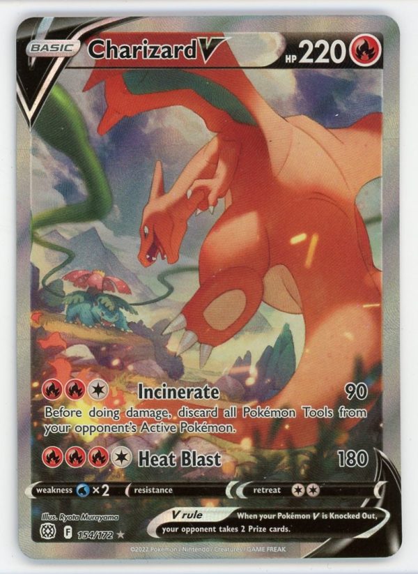 Charizard V Pokemon Brilliant Stars Alternate Art Rare 154/172