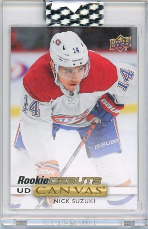 Nick Suzuki 2019-20 Clear Cut Rookie Debut Canvas RC #CD-NS