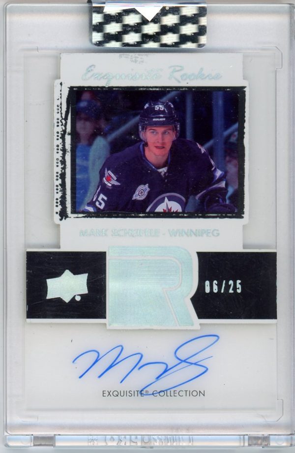 Mark Scheifele 2020-21 Clear Cut Exquisite Rookie Tribute 06/25 Auto #ET-MS