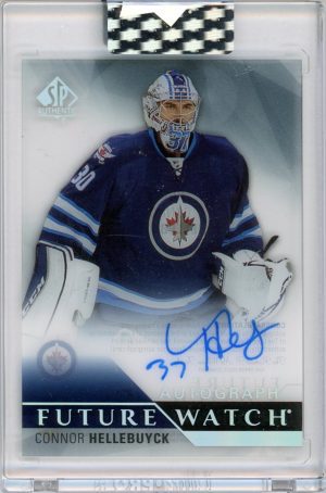 Connor Hellebuyck 2019-20 Clear Cut Future Watch Tribute Auto #RT-CH