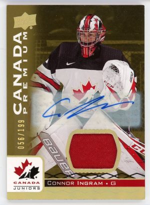 Connor Ingram 2017 UD Team Canada Juniors Patch Auto 056/199 #1