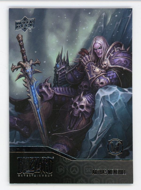 Arthas Menehil 2023 UD Blizzard Legacy Silver Foil Name Misprint!