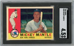 Mickey Mantle 1960 Topps Baseball Card #350 SGC 4.5