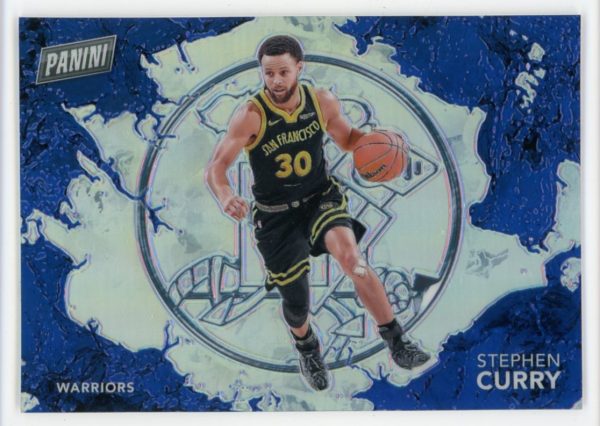 Steph Curry 2023-24 Panini Player Of The Day Splash Prizm 94/99 #SC