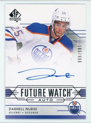 Darnell Nurse 2014-15 SP Authentic Future Watch Auto 105/999 #262