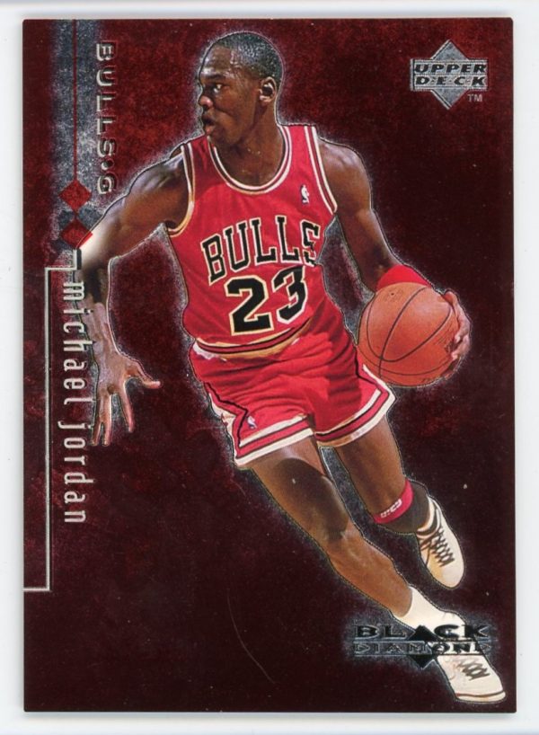 Michael Jordan 1998-99 Upper Deck Black Diamond Ruby 1684/1000 #3