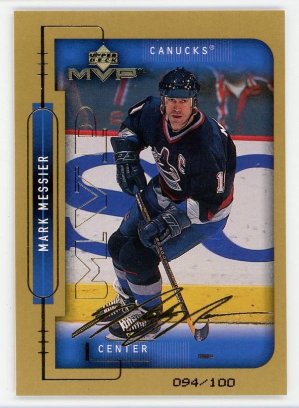 Mark Messier 1999-00 Upper Deck MVP Gold Script 094/100 #204