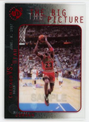 Michael Jordan 1997-98 Upper Deck UD3 The Big Picture Sample