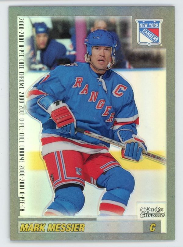 Mark Messier 2000-01 O-Pee-Chee Chrome Refractor #19