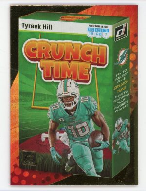 Tyreek Hill 2023 Panini Donruss Crunch Time #CT-14 Case Hit!