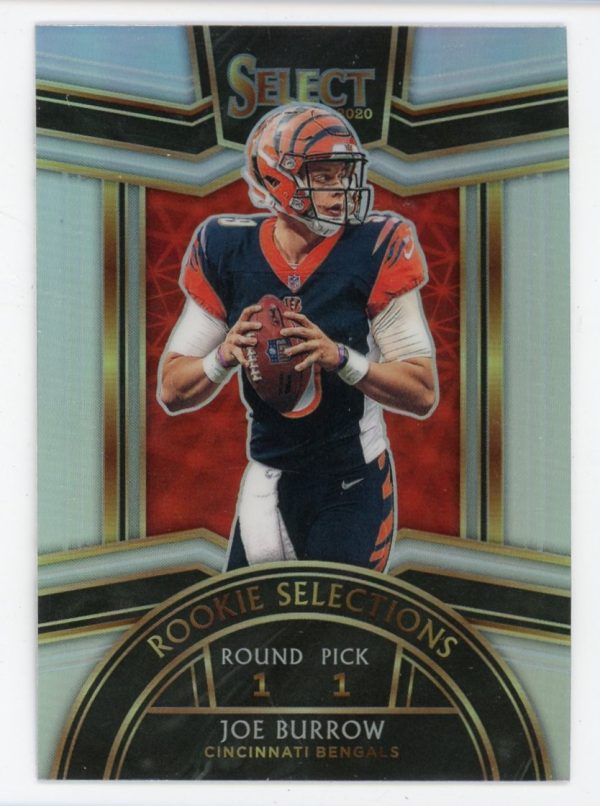 Joe Burrow 2020 Panini Select Rookie Selections Silver RC #RS-1