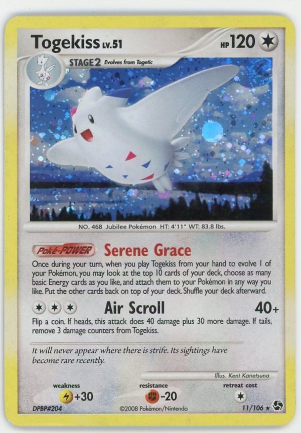 Togekiss Pokemon Great Encounters Holo Rare 11/106