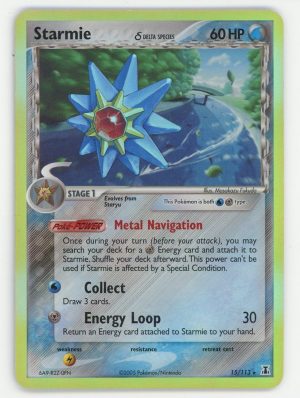 Starmie Pokemon EX Delta Species Holo Rare 15/113