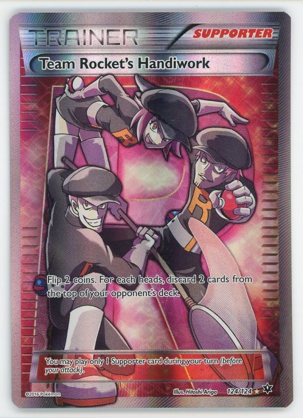 Team Rocket’s Handiwork Pokemon Fates Collide Full Art Trainer 124/124