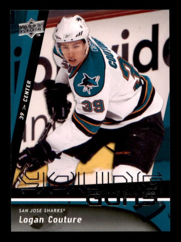 Logan Couture Sharks UD 2009-10 Young Guns Rookie #487