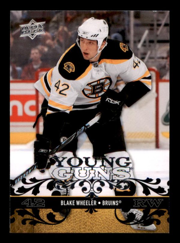 Blake Wheeler Bruins UD 2008-09 Young Guns Rookie #202