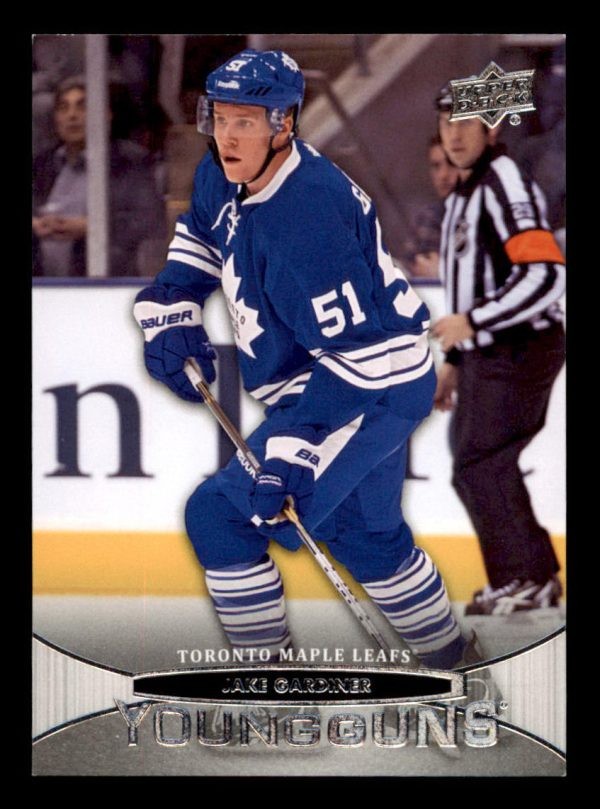 Jake Gardiner Maple Leafs UD 2011-12 Young Guns Rookie Card#241