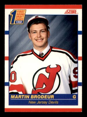 Martin Brodeur Devils Topps 1990-91 Score First Round Pick Card#439