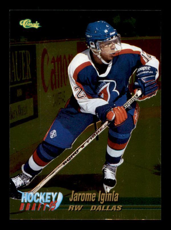 Jarome Iginla Blazers CHL 1995-96 Classic Hockey Draft Card#11