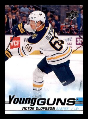 Victor Olofsson Sabres UD 2019-20 Young Guns Rookie Card#207