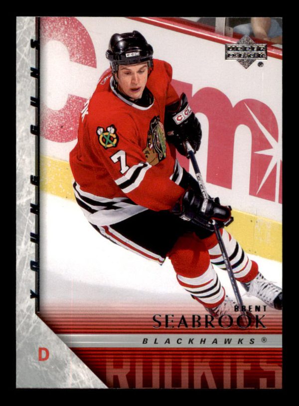 Brent Seabrook Blackhawks UD 2005-06 Young Guns Rookie Card#209