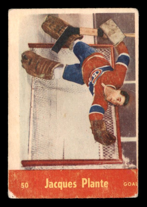Jacques Plante Canadiens OPC 1955-56 Card #50