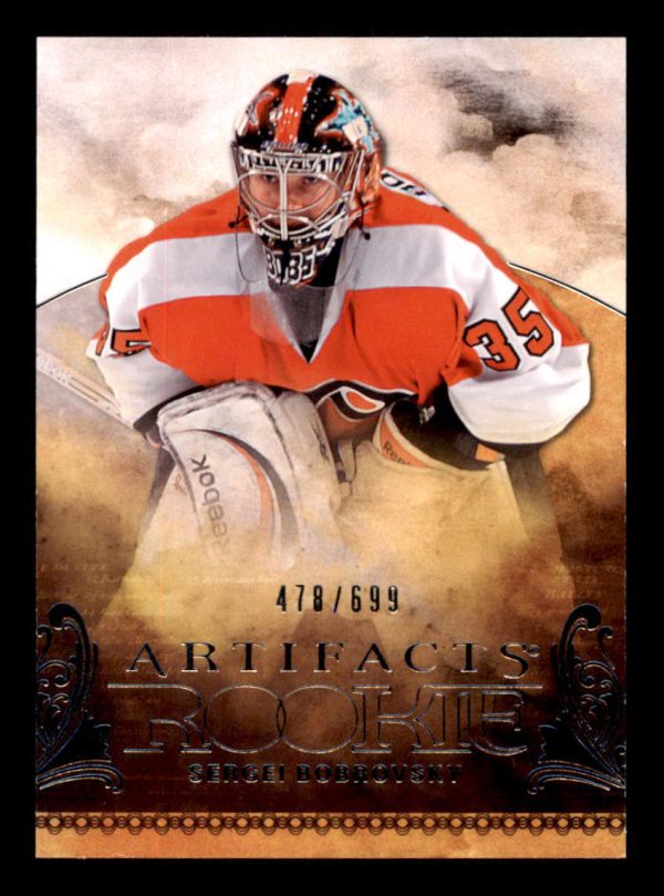 Sergei Brobrovsky Flyers UD 2010-11 Rookie Artifcats card #RED-222