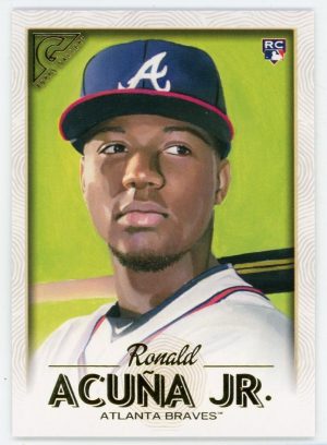Ronald Acuna Jr. 2018 Topps Gallery Rookie Card #140
