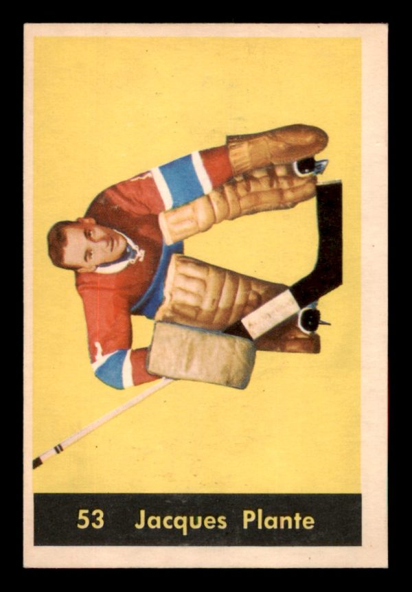 Jacques Plante Canadiens Parkhurst 1955-60 Vintage Card#53