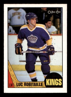 Luc Robitaille Kings OPC 1987-88 Rookie Card#42