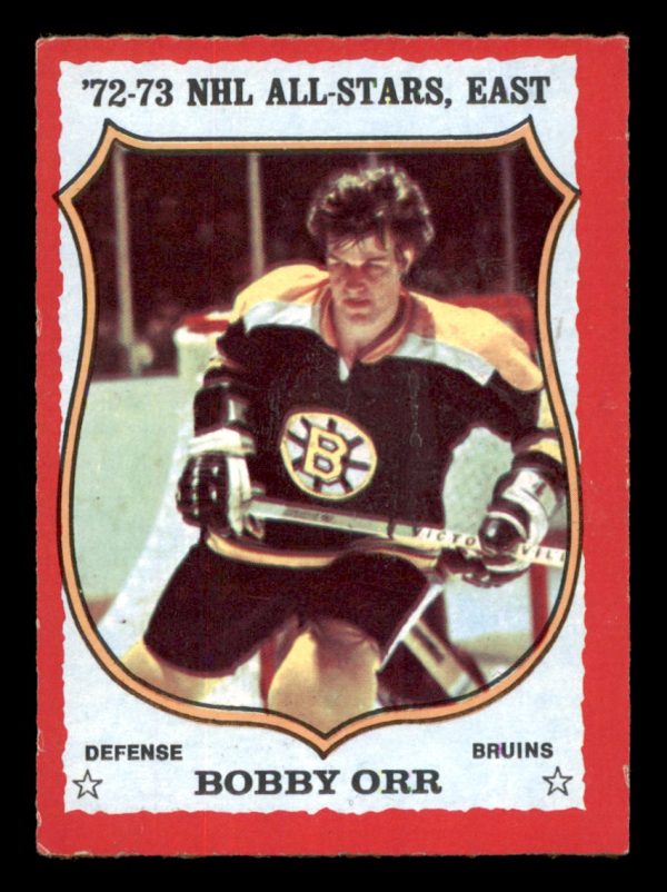 Bobby Orr Bruins OPC 1972-73 NHL All-Stars East Card#30